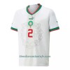 Camiseta de fútbol Marruecos HAKIMI 2 Segunda Equipación Mundial 2022 - Hombre